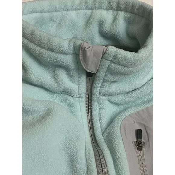 Eddie Bauer 365 Polartec windcutter fleece Vest womens sz L Blue Green Gray - Picture 3 of 12